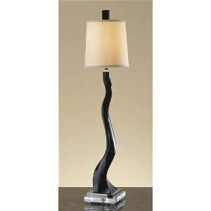  Murray Feiss Mod Squad lamp   Black Lacquer
