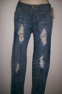 NWT WOMEN JUNIOR APPLE BOTTOMS RIPPED DISTRESSED GOLD LOW RISE SKINNY 