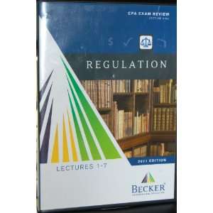  CPA Exam Review LECTURE Disc 2011 Becker Professional 