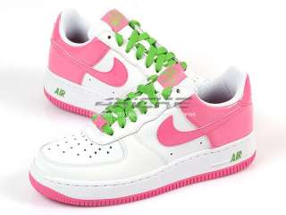 Nike Air Force 1 (GS) White/Pink Girls Classic Shoes 314219 100  