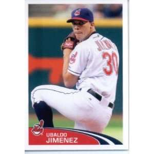   MLB Sticker #62 Ubaldo Jimenez Cleveland Indians Sports Collectibles