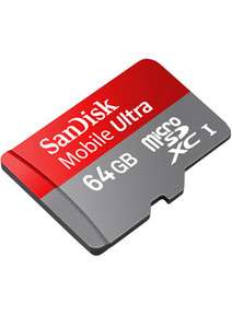 SanDisk Mobile Ultra 64 GB microSD Extended Capacity (microSDXC 