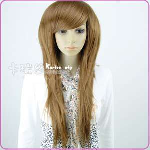  womens long full straight wig/wigs fashion hair cosplay party fp701