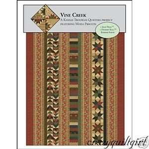  VINE CREEK Jelly Roll Dessert Roll Quilt Pattern Arts 