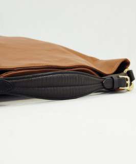   Lauren Harbridge Leather Large Hobo Tan Handbag Bag $368 SALE  