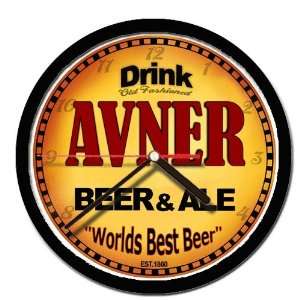  AVNER beer and ale wall clock 