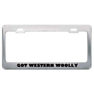  Got Western Woolly Lemur? Animals Pets Metal License Plate 