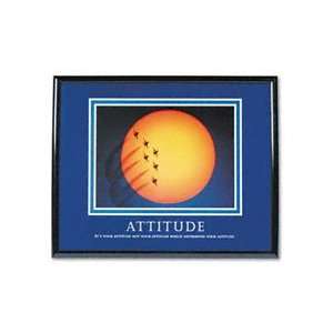  Framed Attitude Jets Across Moon Motivational Print 