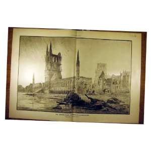 1915 Grand Place Ypres Silenciese Scott Ruins Cathedral  