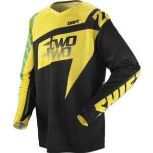  SHIFT REED REPLICA MX/OFFROAD JERSEY GREEN/YELLOW SM 