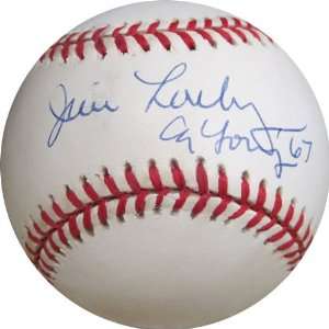  Jim Longborg Cy Young 67 Autographed Baseball   Sports 