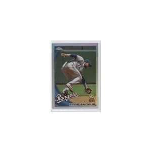  2010 Topps Chrome Refractors #87   Elvis Andrus Sports 