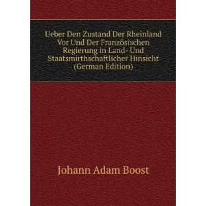   Hinsicht (German Edition) Johann Adam Boost Books