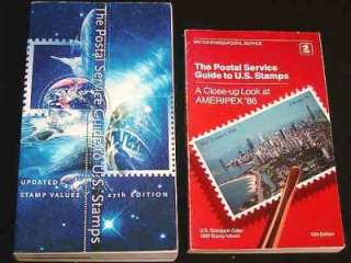 Postal Service Guide to U.S. Stamps, 2 Catalogs  