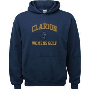  Clarion Golden Eagles Navy Youth Womens Golf Arch Hooded 