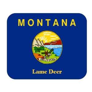    US State Flag   Lame Deer, Montana (MT) Mouse Pad 
