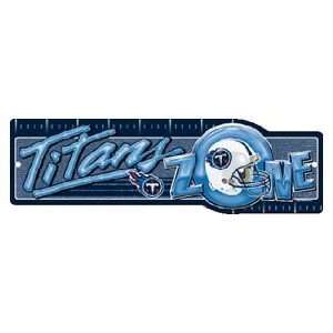  Tennessee Titans Zone Sign