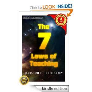   Seven Laws of Teaching John Milton Gregory  Kindle Store