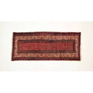  1910 Color Print Oriental Persian Carpet Rug Pine Motif 