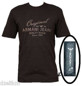Armani Jeans T Shirt Black Crew Neck Tee S USA (M EU)  