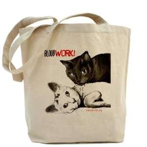 Blood Work Vampire Cats Cats Tote Bag by 
