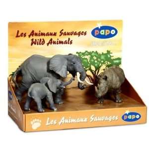  Papo 80002 Display Box Wild Animals 3 Toys & Games