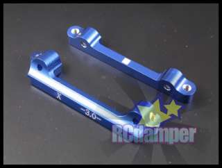 Aluminum Rear Arm Lock Set for Team Associated TC4 Blue  