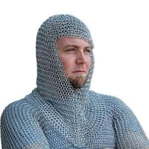 CHAINMAIL Chain Mail Medieval Knights Hood Armory SCA  