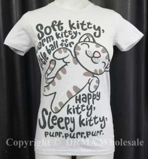 Authentic THE BIG BANG THEORY Soft Kitty Girl Juniors T Shirt S M L XL 