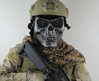 Face Protect Army M02 Metallic Skull Warrior armor Mask  