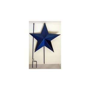  Blue Metal Star Stake