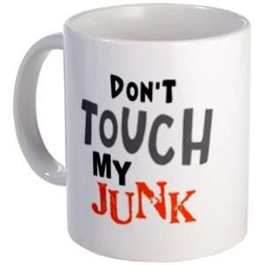  FUNNY WORDS Dont Touch My Junk 11oz Ceramic Coffee Cup 
