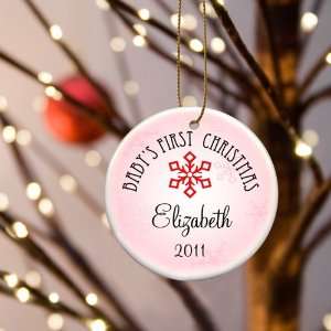 Wedding Favors Baby Girls First Christmas Personalized Ornament Style 