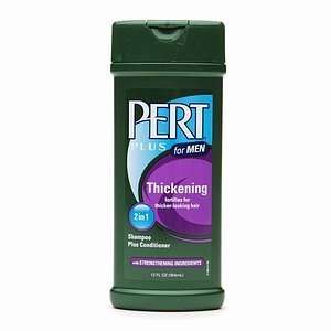  Pert Plus Pert Men Shampoo Thick,12 Ounce Bottles (Pack of 