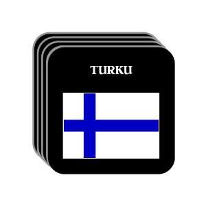  Finland   TURKU Set of 4 Mini Mousepad Coasters 