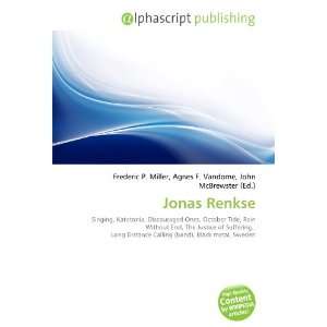  Jonas Renkse (9786132729538) Books