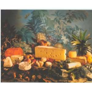 Cheese Swiss Chevre Chedder   Photography Poster   16 x 20  