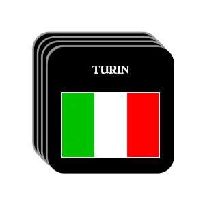 Italy   TURIN Set of 4 Mini Mousepad Coasters