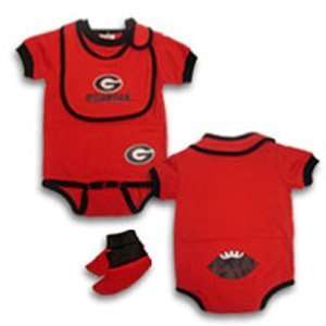  Georgia Bulldogs Baby Onesie 6 9 Month Size Sports 