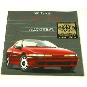  1990 90 Plymouth LASER BROCHURE Turbo RS 