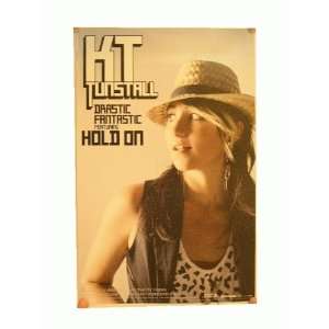  KT K T Tunstall 2 sided Poster Drastic Fantastic 