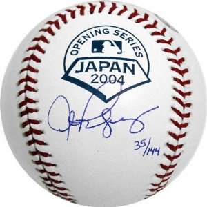   2004 Opening Day in Japan Autographed Baseball