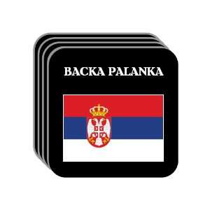  Serbia   BACKA PALANKA Set of 4 Mini Mousepad Coasters 