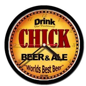  CHICK beer and ale cerveza wall clock 