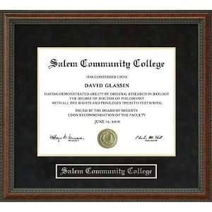  Salem Community College Diploma Frame