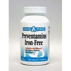  MMS Pro   Preventamins Iron Free 180 tabs