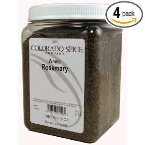 Colorado Spice Rosemary, Whole Imported, 10 Ounce Jars (Pack of 4)