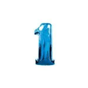 Number 1 Blue Supershape Foil Balloon 23 X 34 Inches 