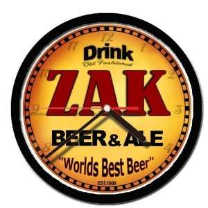  ZAK beer and ale cerveza wall clock 