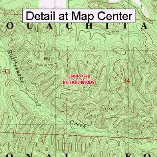 USGS Topographic Quadrangle Map   Caddo Gap, Arkansas 